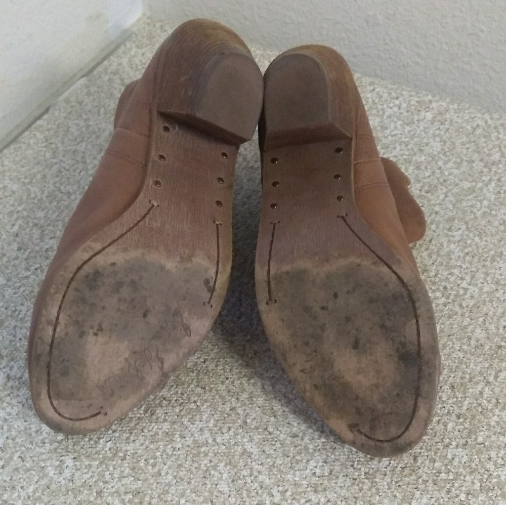 Sam Edelman Lisle Brown Leather Ankle Boots - Picture 5 of 7